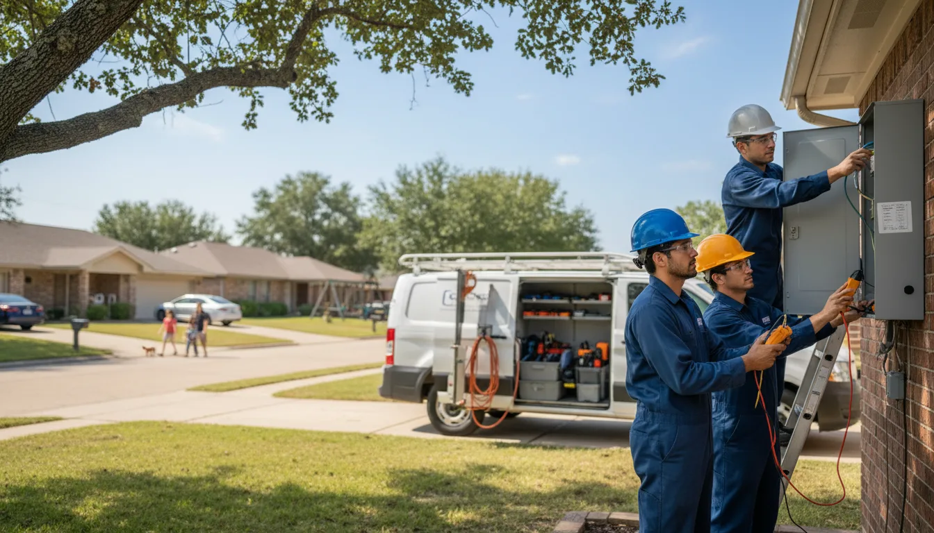 Certified electrician providing emergency electrical services in Sebastopol, MS